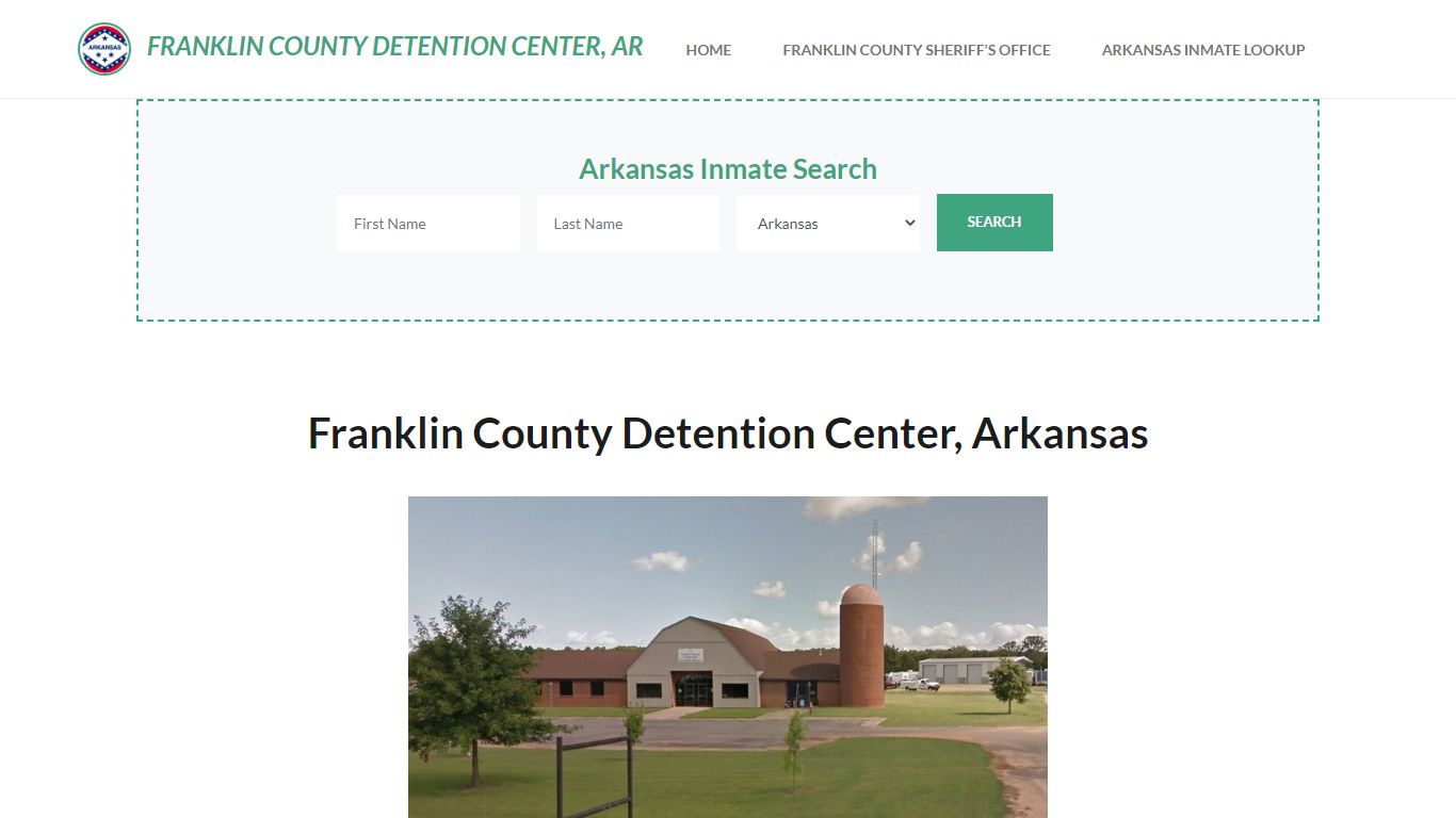 Franklin County Detention Center, AR Inmate Roster, Offender Search